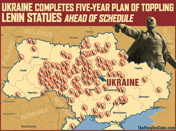 Ukraine_Lenin_Statues